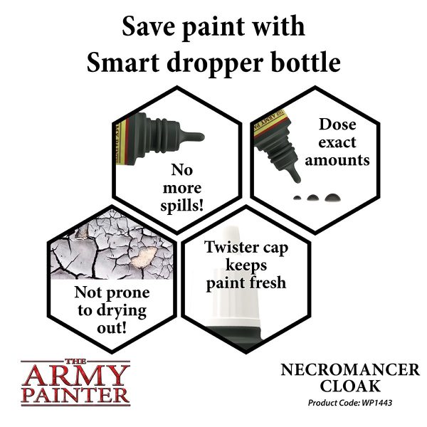The Army Painter Warpaints - Necromancer Cloak Χρώμα Μοντελισμού (18ml)