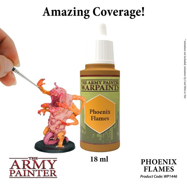 The Army Painter Warpaints - Phoenix Flames Χρώμα Μοντελισμού (18ml)