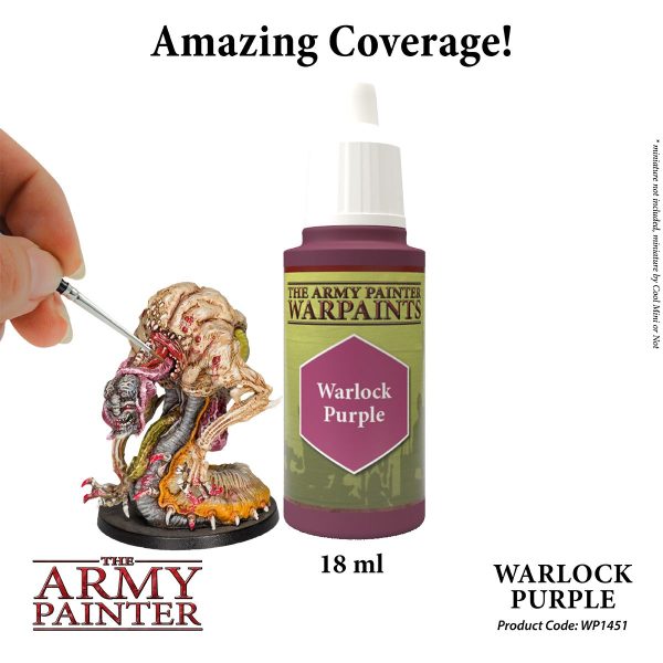 The Army Painter Warpaints - Warlock Purple Χρώμα Μοντελισμού (18ml)