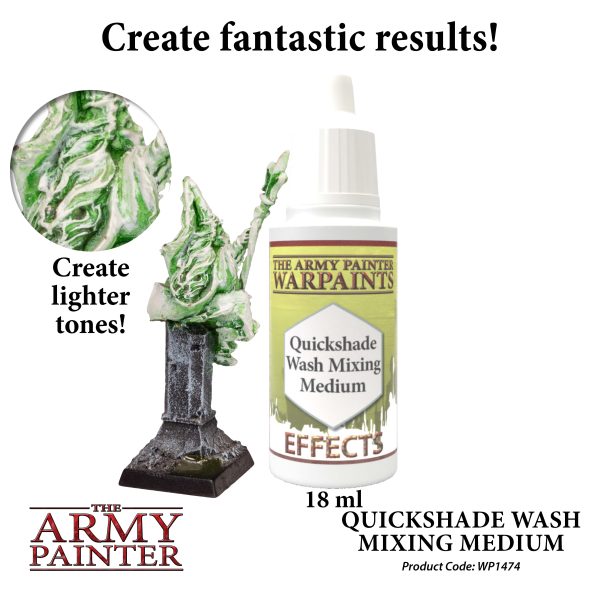 The Army Painter Warpaints - Quickshade Wash Mixing Medium Effects Χρώμα Μοντελισμού (18ml)