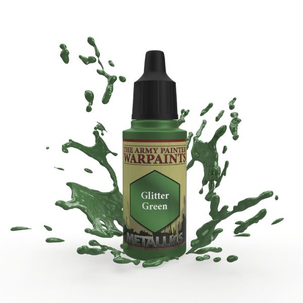 The Army Painter Warpaints Metallics - Glitter Green Effects Χρώμα Μοντελισμού (18ml)