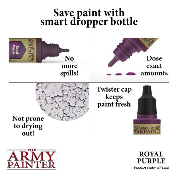 The Army Painter Warpaints Metallics - Royal Purple Effects Χρώμα Μοντελισμού (18ml)