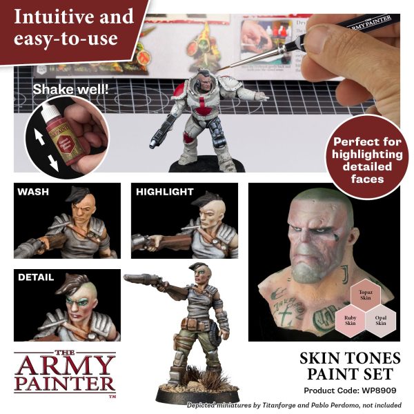 Warpaints: Skin Tones Paint Set