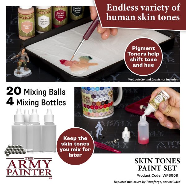 Warpaints: Skin Tones Paint Set