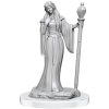 Critical Role Unpainted Miniatures: Human Wizard Female & Halfling Holy Warrior Female