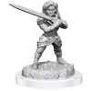 Critical Role Unpainted Miniatures: Human Wizard Female & Halfling Holy Warrior Female