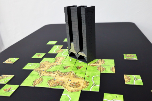 Gamemaker Tile Dispensing Tower Suitable For "Carcassonne"