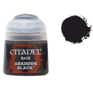 Citadel Base - Abaddon Black Χρώμα Μοντελισμού (12ml)