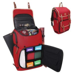 Full Size TCG Storage Box Backpack Designer Ed. (Red)