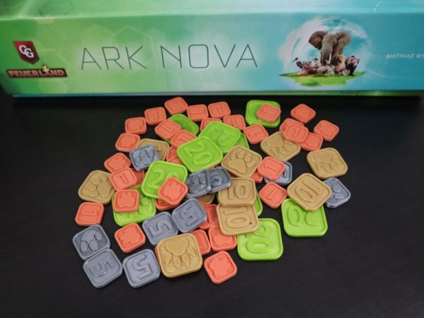 Gamemaker 3D Upgraded Tokens Suitable For Ark Nova (85 Upgrades)