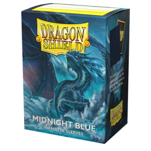 Dragon Shield Midnight Blue - Matte Sleeves - Standard Size 63x88mm (100 Θήκες)