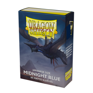 Dragon Shield Midnight Blue - Matte Sleeves - Japanese Size 59x86mm (60 Θήκες)