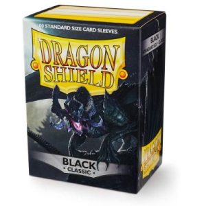 Dragon Shield Black - Classic Sleeves - Standard Size 63x88mm (100 Θήκες)