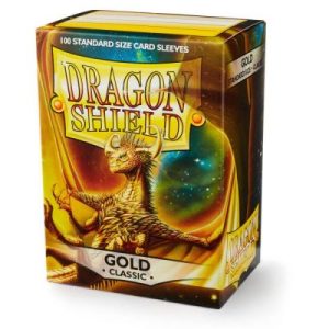 Dragon Shield Gold - Classic Sleeves - Standard Size 63x88mm (100 Θήκες)