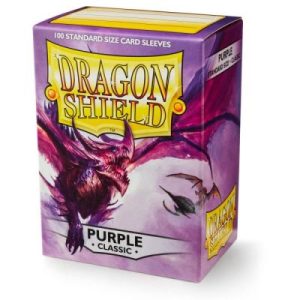 Dragon Shield Purple - Classic Sleeves - Standard Size 63x88mm (100 Θήκες)