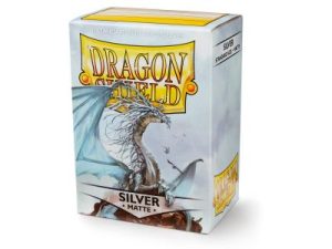 Dragon Shield Silver - Matte Sleeves - Standard Size 63x88mm (100 Θήκες)