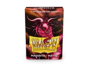 Dragon Shield Magenta - Matte Sleeves - Japanese Size 59x86mm (60 Θήκες)