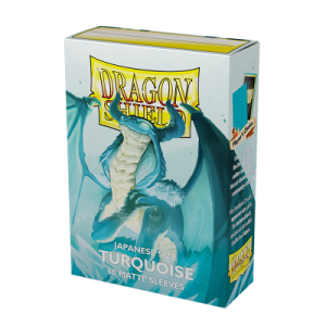 Dragon Shield Turquoise - Players' Choice Matte Sleeves - Japanese Size 59x86mm (60 Θήκες)