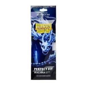 Dragon Shield Clear - Sealable Perfect Fit Sleeves 59x86mm (60 Θήκες)