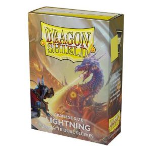 Dragon Shield Lightning - Matte Dual Sleeves - Japanese Size 59x86mm (60 Θήκες)