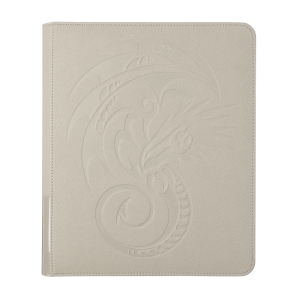 Dragon Shield 9-Pocket Zipster Binder - Ashen White