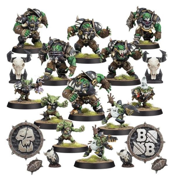 Blood Bowl: Black Orc Team - The Thunder Valley Greenskins (202-12)