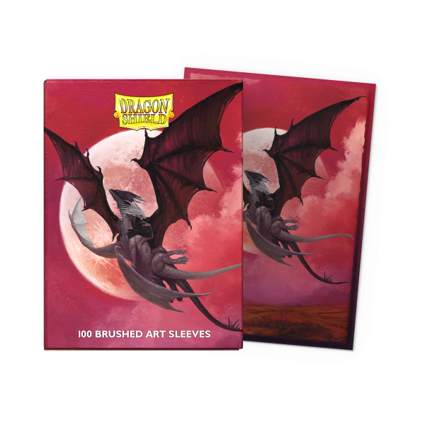 Dragon Shield Valentines 2024 - Brushed Art Sleeves - Standard Size 63x88mm (100 Θήκες)