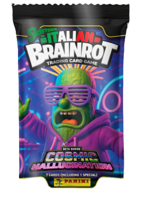 Panini – Italian Brainrot 2: Cosmic Hallucination Κάρτες Φακελάκι (7 Κάρτες)