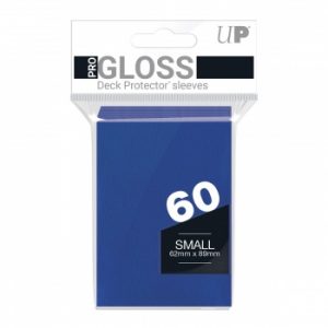 Ultra Pro PRO-Gloss Small Deck Protector Sleeves - Blue 62x89mm (60 Θήκες)