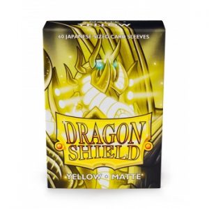 Dragon Shield Yellow - Matte Sleeves - Japanese Size 59x86mm (60 Θήκες)