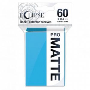 Ultra Pro Eclipse Matte Small Deck Protector Sleeves - Sky Blue 62x89mm (60 Θήκες)