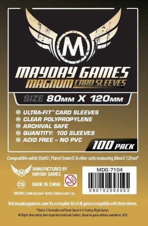 Mayday Sleeves - Magnum Ultra Fit 80x120mm (100 Θήκες)