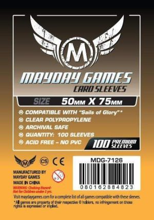 Mayday Sleeves - Sails of Glory Standard 50x75mm (100 Θήκες)
