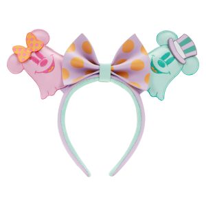 Loungefly Disney - Pastel Ghost Minnie Mouse And Mickey Mouse (Glow In The Dark) Ears Headband (WDHB0106)