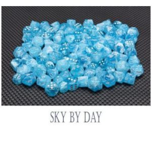 Luminary Sky/Silver 7-Dice Set