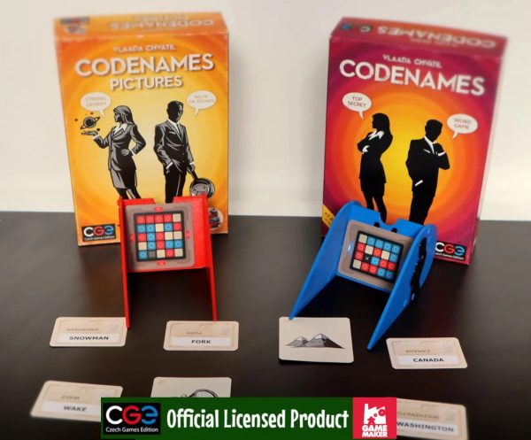 Gamemaker Card Stand Suitable For "Codenames" (Cyan)