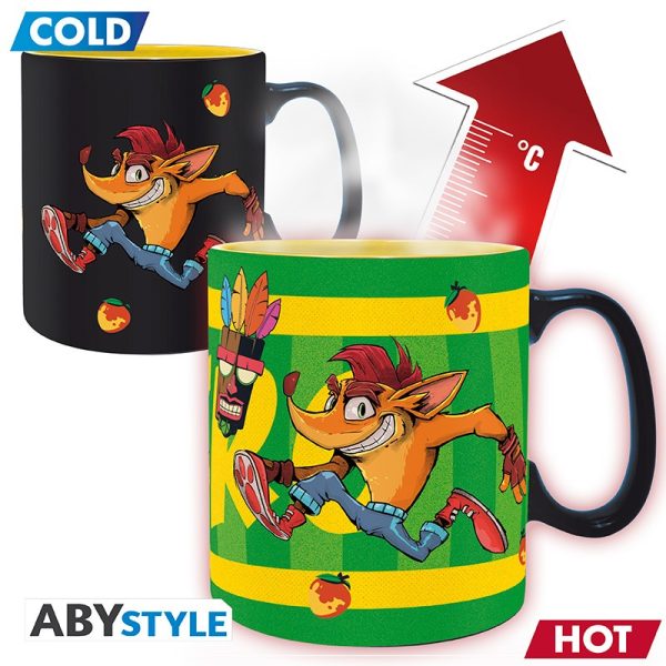 Crash Bandicoot - Nitro Heat Change Mug (460ml)