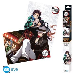 DEMON SLAYER - Set 2 Posters Chibi 52x38 - Series 3