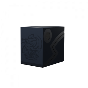 Dragon Shield Deck Double Shell Box - Midnight Bluewith Black