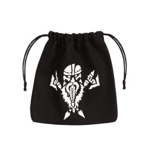 Dice Bag - Dwarven Black & White