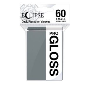 Ultra Pro Eclipse Gloss Small Deck Protector Sleeves - Smoke Grey 62x89mm (60 Θήκες)