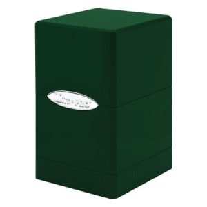 Ultra Pro Hi-Gloss Satin Tower Deck Box - Emerald