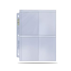 Ultra Pro Premium Series 4-Pocket Secure Pages (100ct) for Toploaders