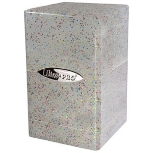 Ultra Pro Glitter Satin Tower Deck Box - Crystal