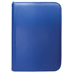 Ultra Pro 4-Pocket Zippered PRO-Binder - Vivid Blue