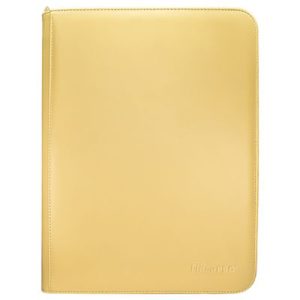 Ultra Pro Vivid 4-Pocket Zippered PRO-Binder - Yellow