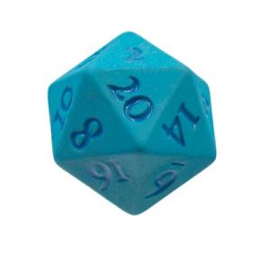 Ultra Pro Vivid Heavy Metal Dice - Light Blue