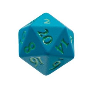 Ultra Pro Vivid Heavy Metal Dice - Teal