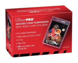 Ultra Pro 1/2" Lip Semi-Rigid Tall Card Holders (200ct)