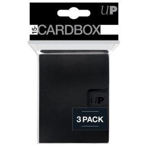 Ultra Pro PRO 15+ Pack Boxes (3ct) - Black